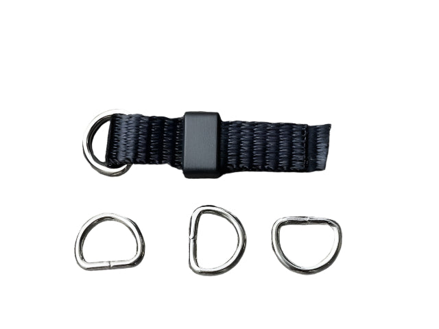 Dee Rings - 10mm Silver - Cams Cords