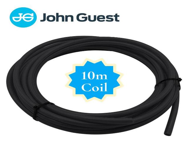 JOHN GUEST 12mm Black Tube - Caravan & RV Water Plumbing Pipe | 10m Coil - free Delivery - Cams Cords