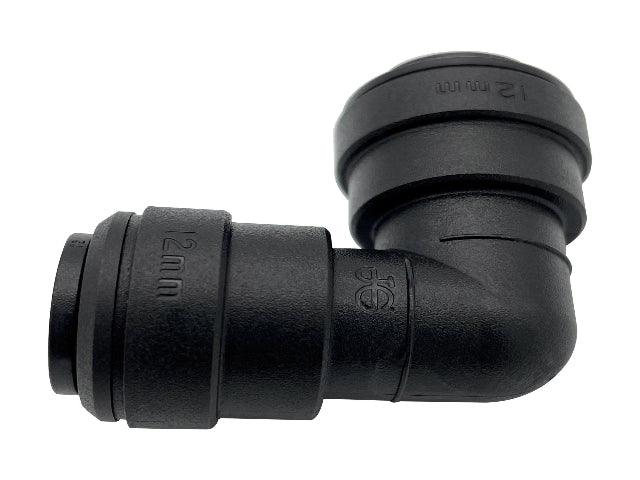 John Guest Speed Fit 12mm x 90 Degree Elbow Connector Twin Pack with FREE Delivery - Cams Cords