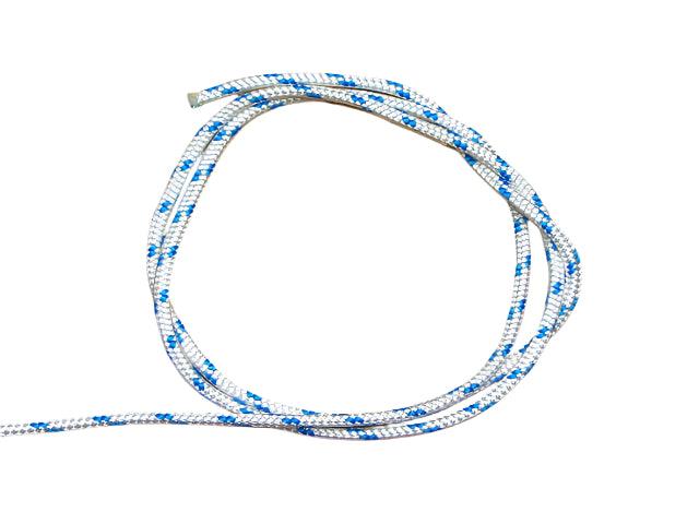 Marine Rope - White & Blue fleck - 8mm - Cams Cords