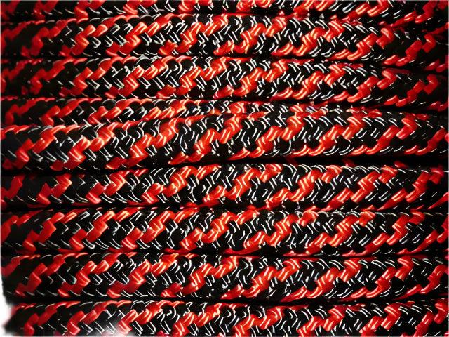 Spiral - Black & Red - 12mm - Cams Cords